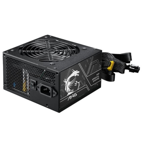 Блок живлення MSI MAG 650W PCIE5 80+ Bronze (MAG A650BN PCIE5 II) Black