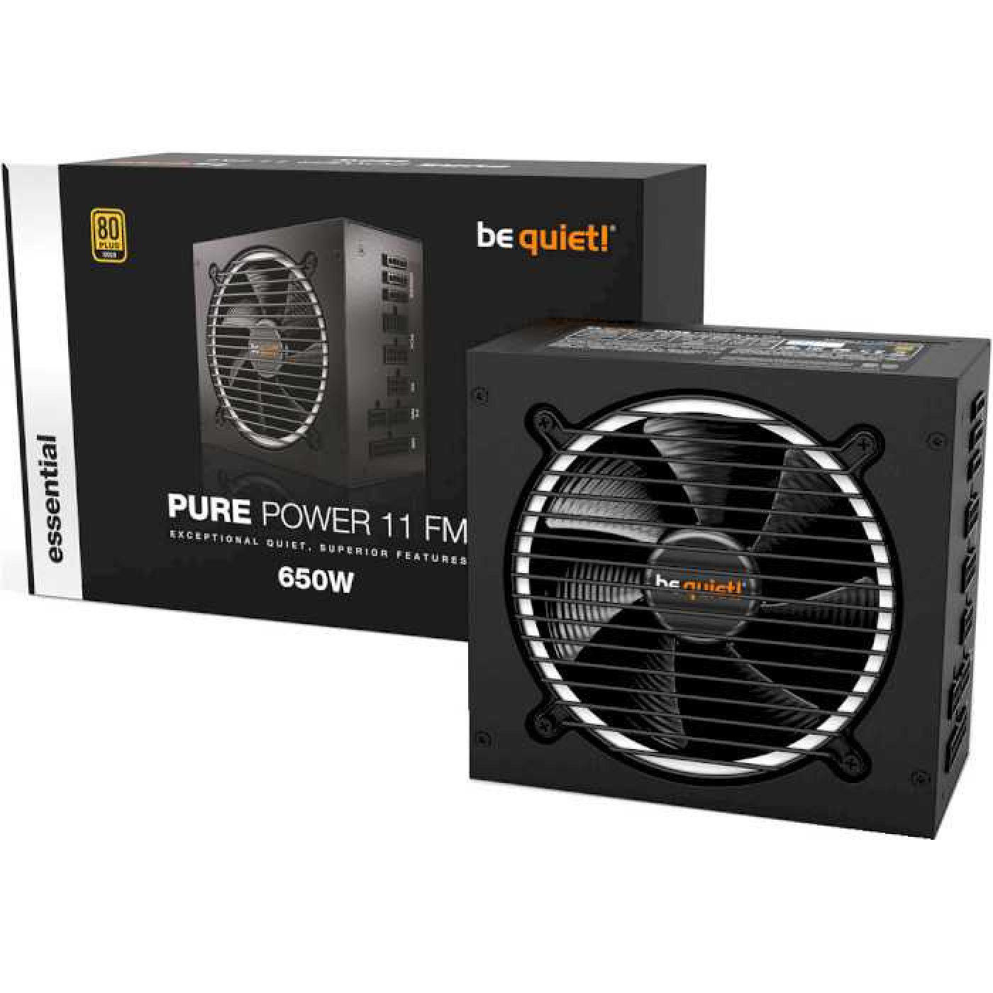Блок питания Be quiet! Pure Power 11 FM 650W 80 PLUS Gold (BN318) Б/у,U1
