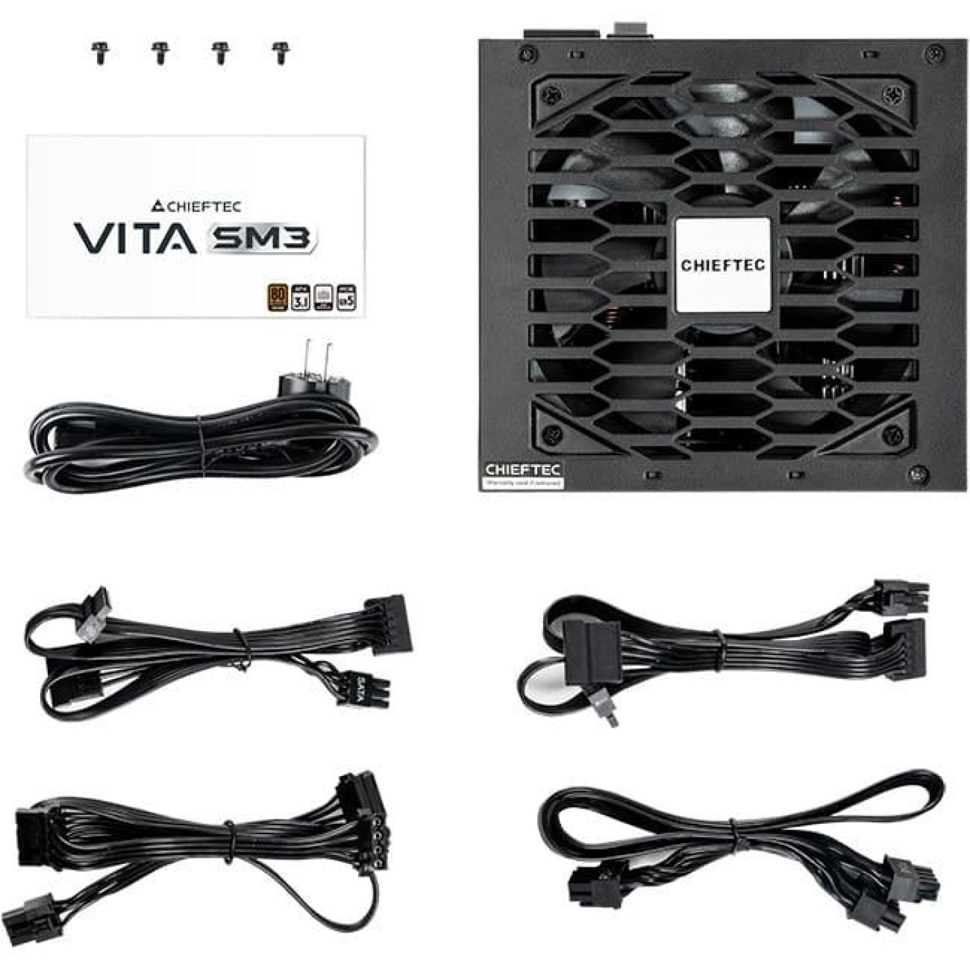 Блок живлення Chieftec Vita SM3 750W 80+ Bronze (BPX-750-C) Black