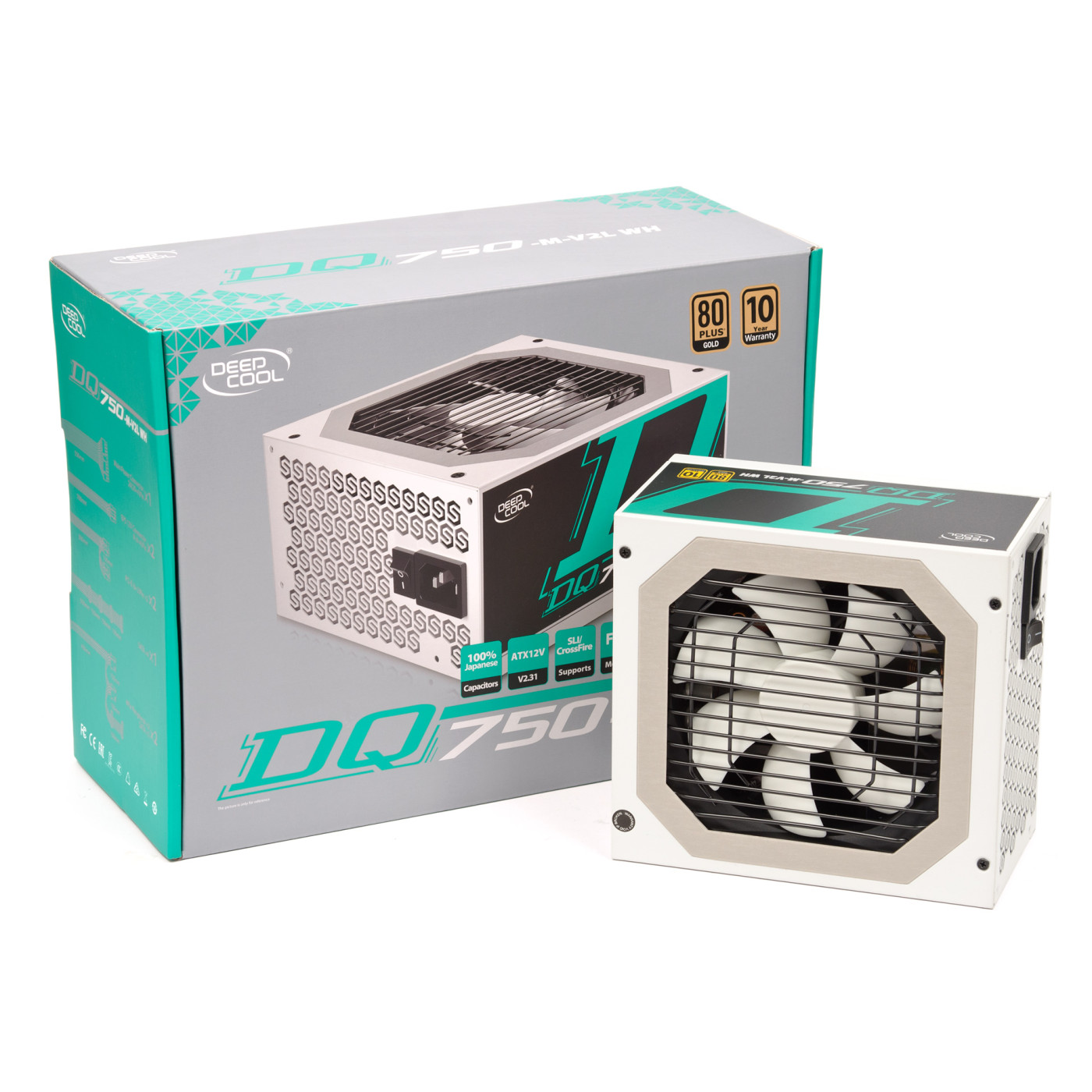 Блок живлення Deepcool 750W white (DQ750-M-V2L WH) U1