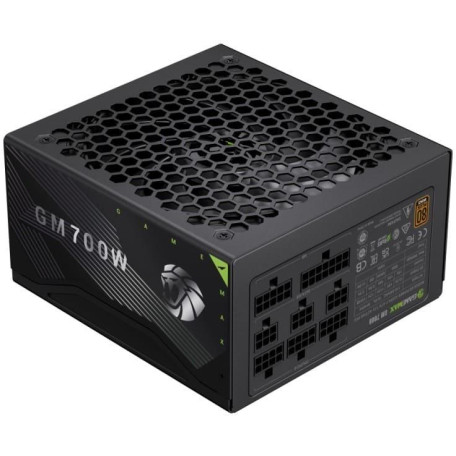 Блок живлення GameMax GM 700B Fully-modular 700W 80+ Bronze (GM 700B Fully-modular) Black