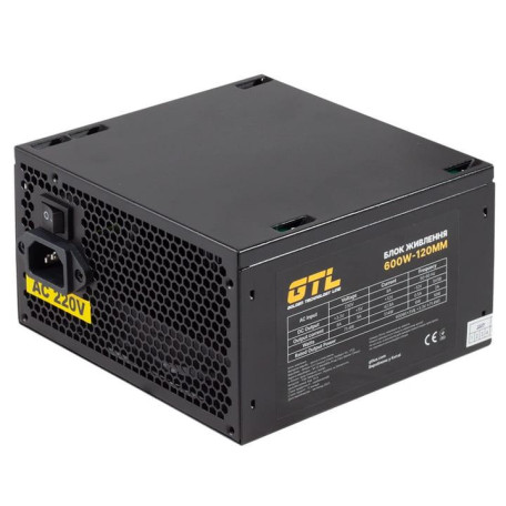 Блок живлення GTL 600W Black Bulk (GTL-600-120)