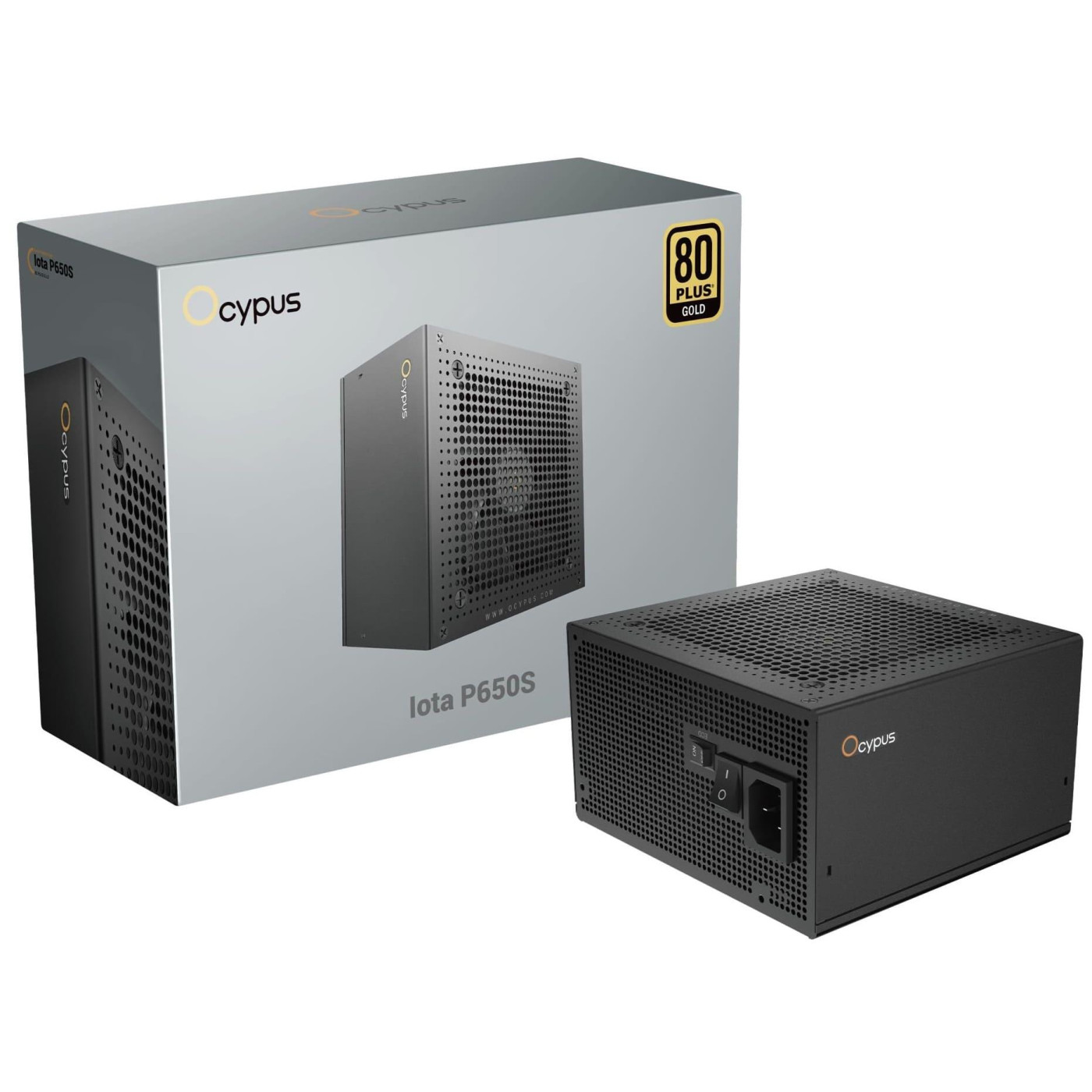 Блок живлення Ocypus IOTA P650S 650W 80+ Gold (IOTA-P650S-GFFBK025X-EU) Black