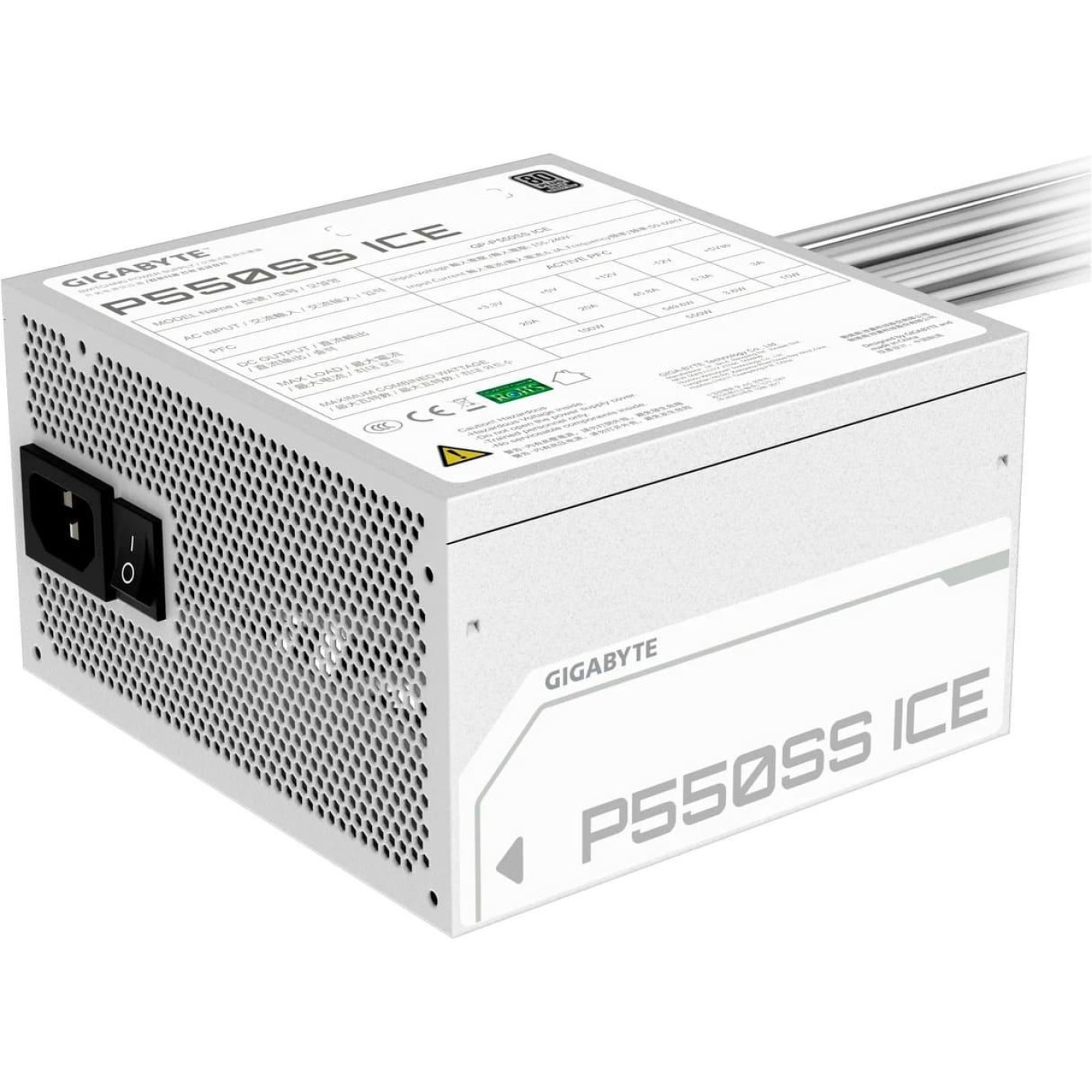 Блок живлення Gigabyte GP-P550SS ICE 550W (GP-P550SS ICE) U1