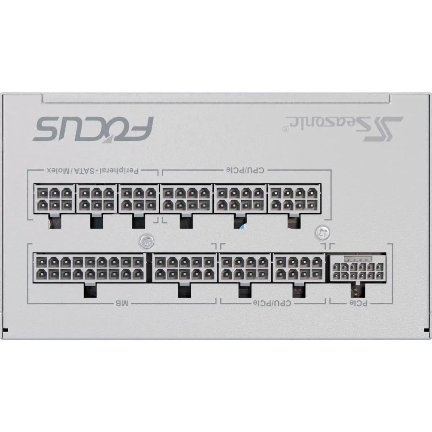 Блок питания Seasonic FOCUS GX-750 750W ATX 3.1 80+ Gold White (FOCUS-GX-750-ATX31-WHITE)