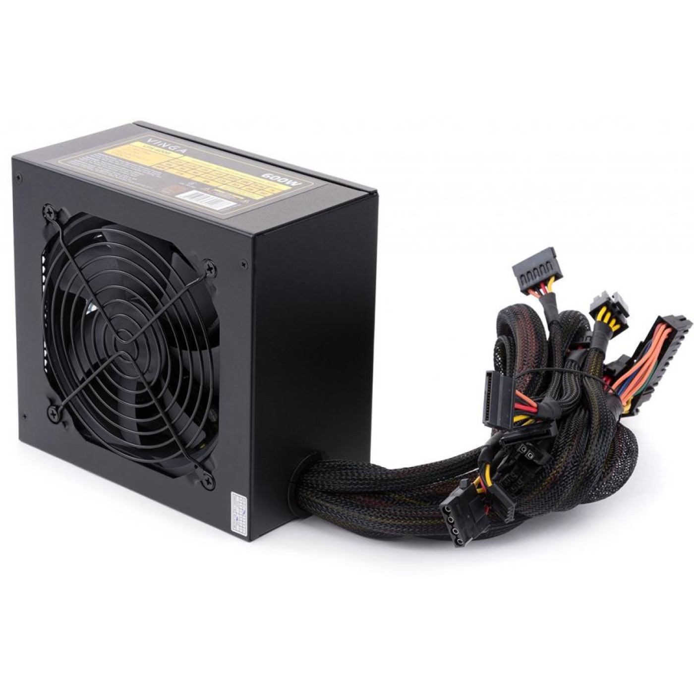 Блок живлення Vinga 600W 80+ Bronze (VPS-600B) Black Б/в