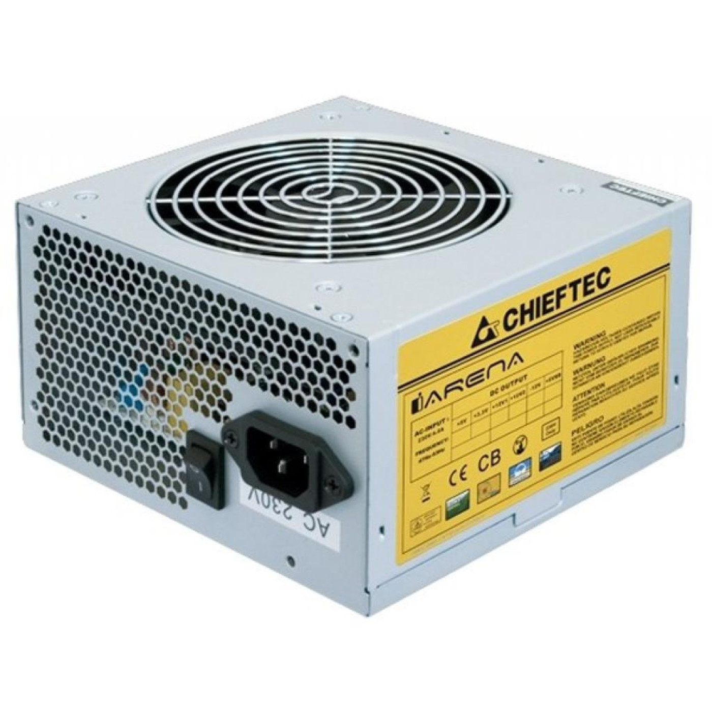 Блок живлення Chieftec iArena 650W GPA-650S (GPA-650S) Silver Б/в