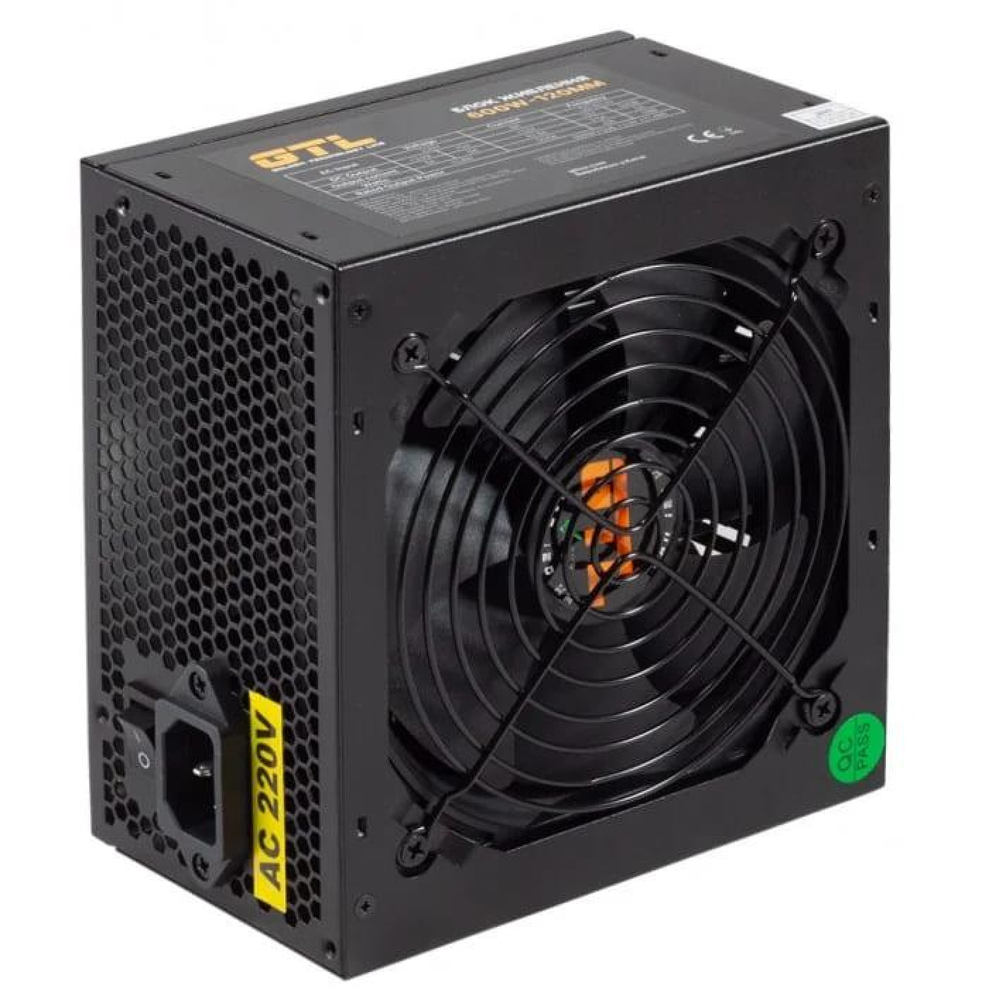 Блок живлення GTL 600W Gaming Star Black 80 Plus (GTLGS600BK)