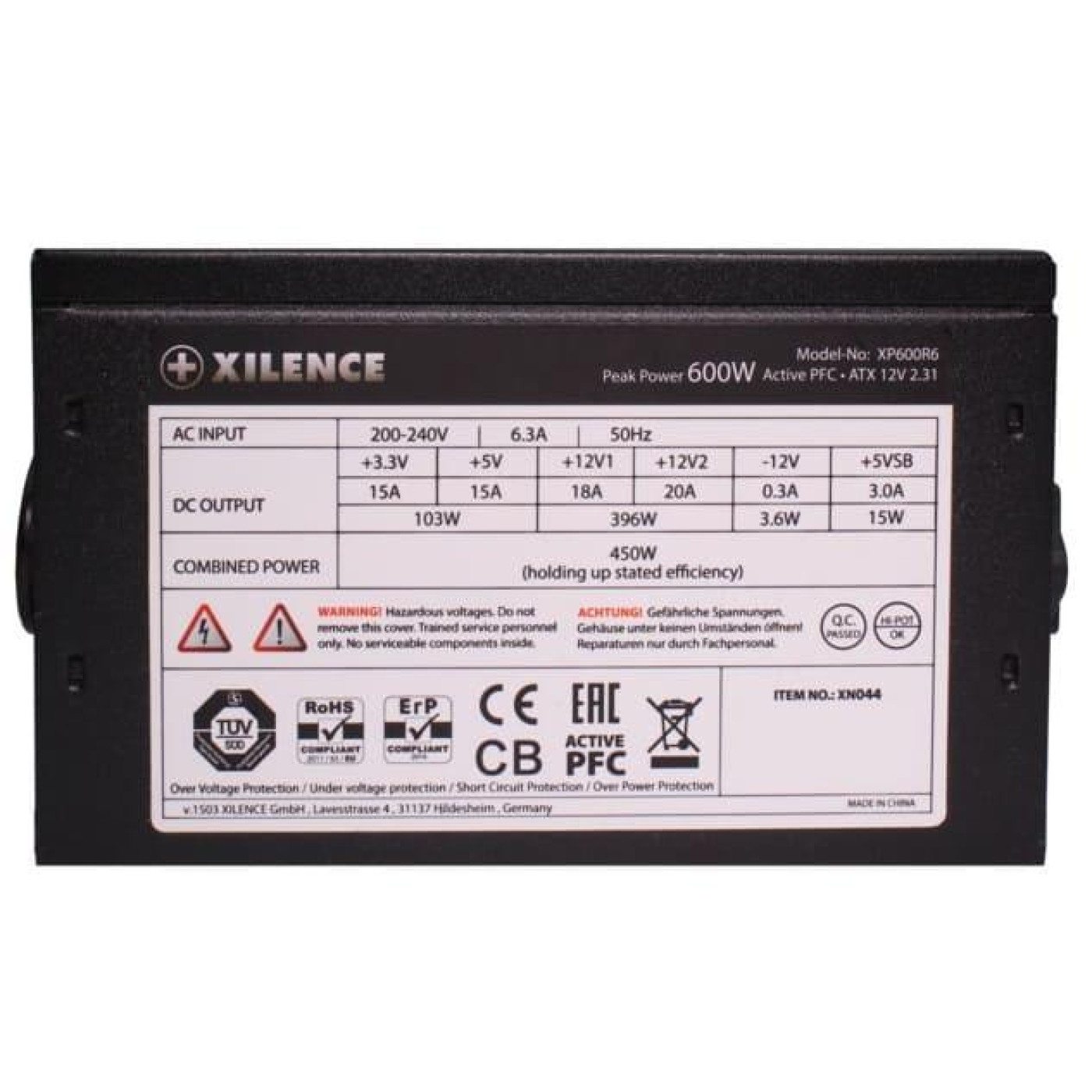 Блок питания Xilence Performance C 600W (XP600R7) (XP600R7_)