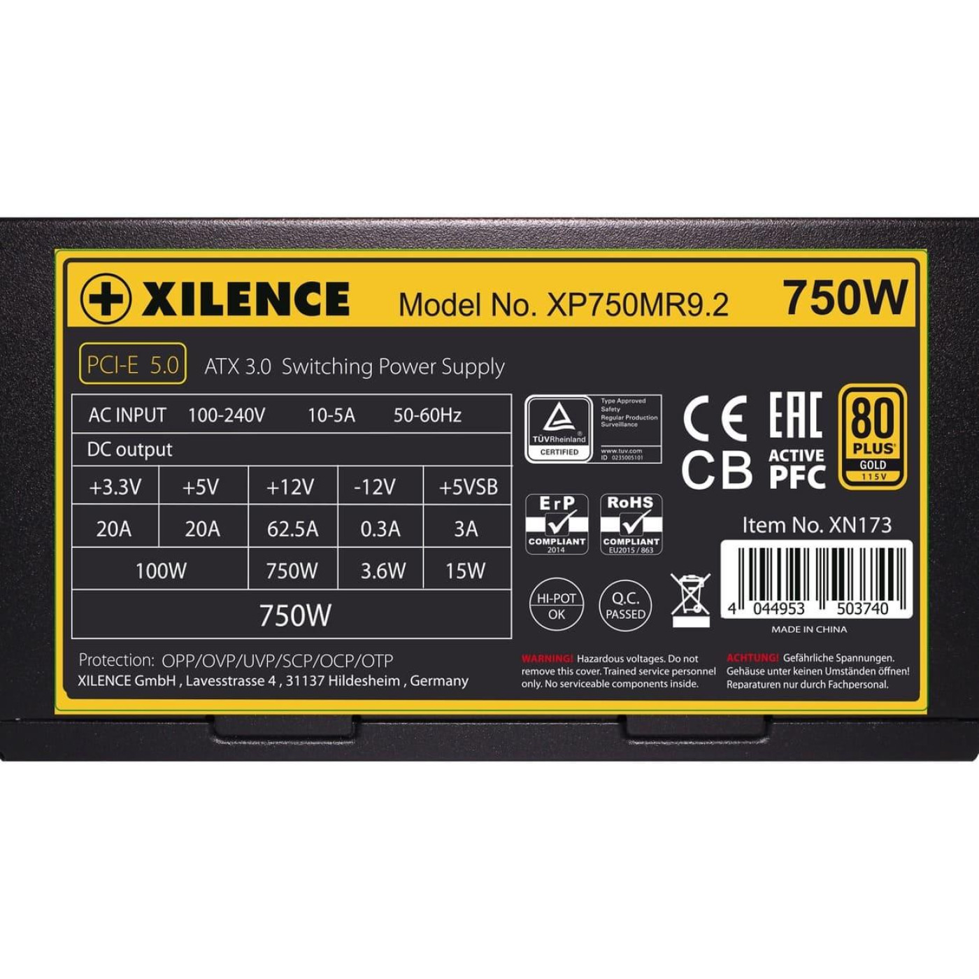 Блок живлення Xilence 750W 80+ Bronze (XP750MR9.2)