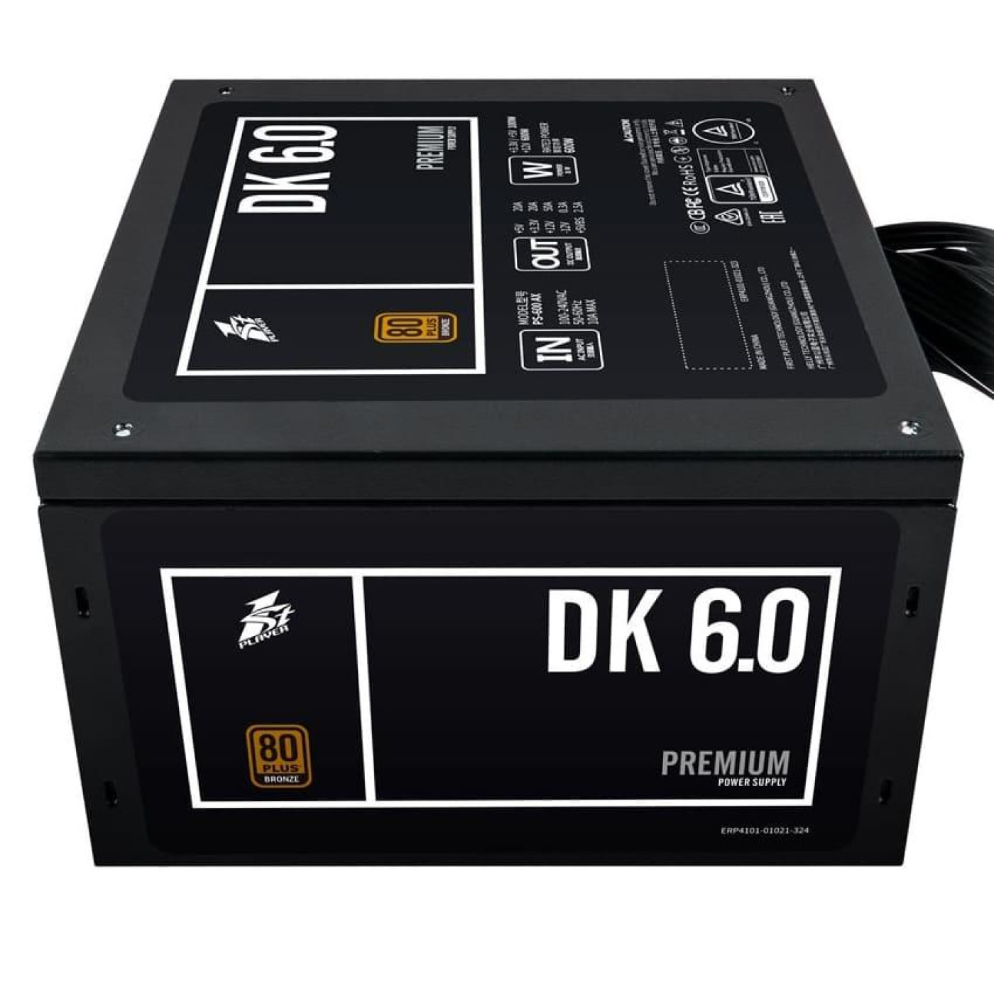 Блок питания 1stPlayer PS-600AX 600W (DKPM-BRZ-600-BK-EU)