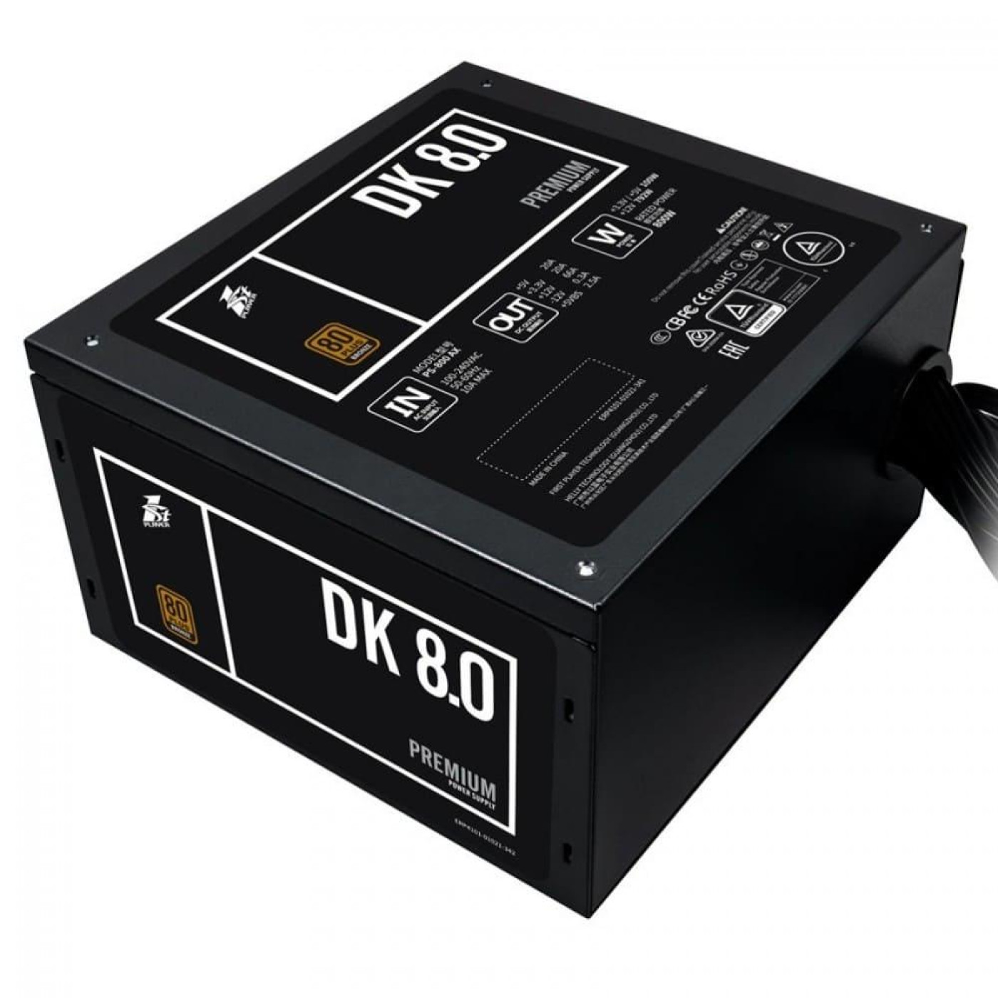 Блок живлення 1stPlayer PS-800AX 800W 80+ Bronze (DKPM-BRZ-800-BK-EU) Black