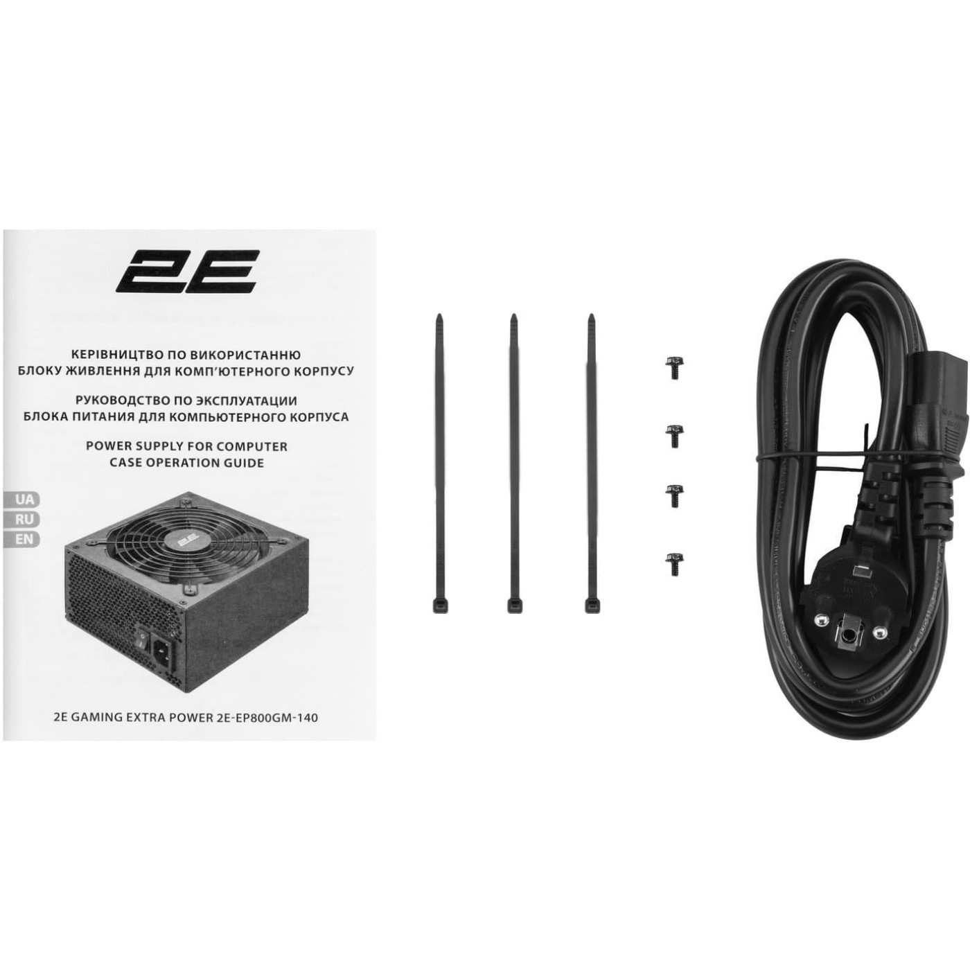 Блок живлення 2E GAMING Extra Power 800W (2E-EP800GM-140)