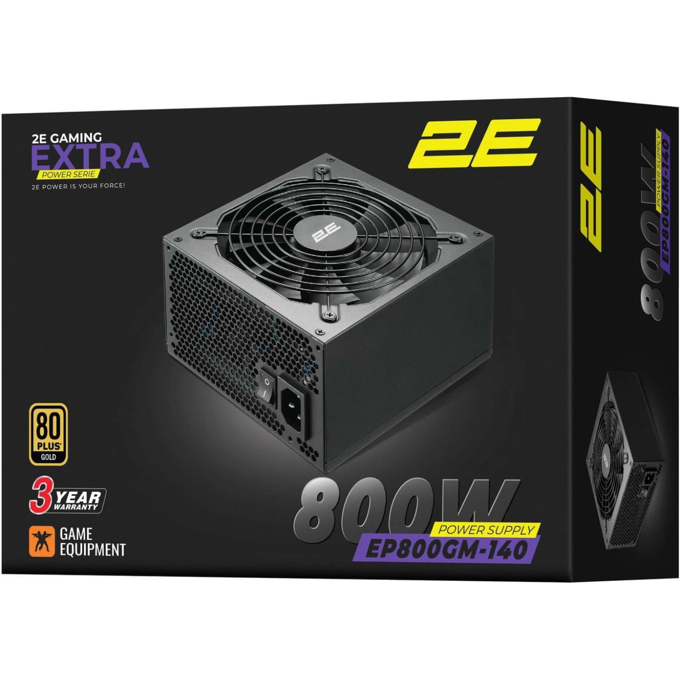 Блок живлення 2E GAMING Extra Power 800W (2E-EP800GM-140)