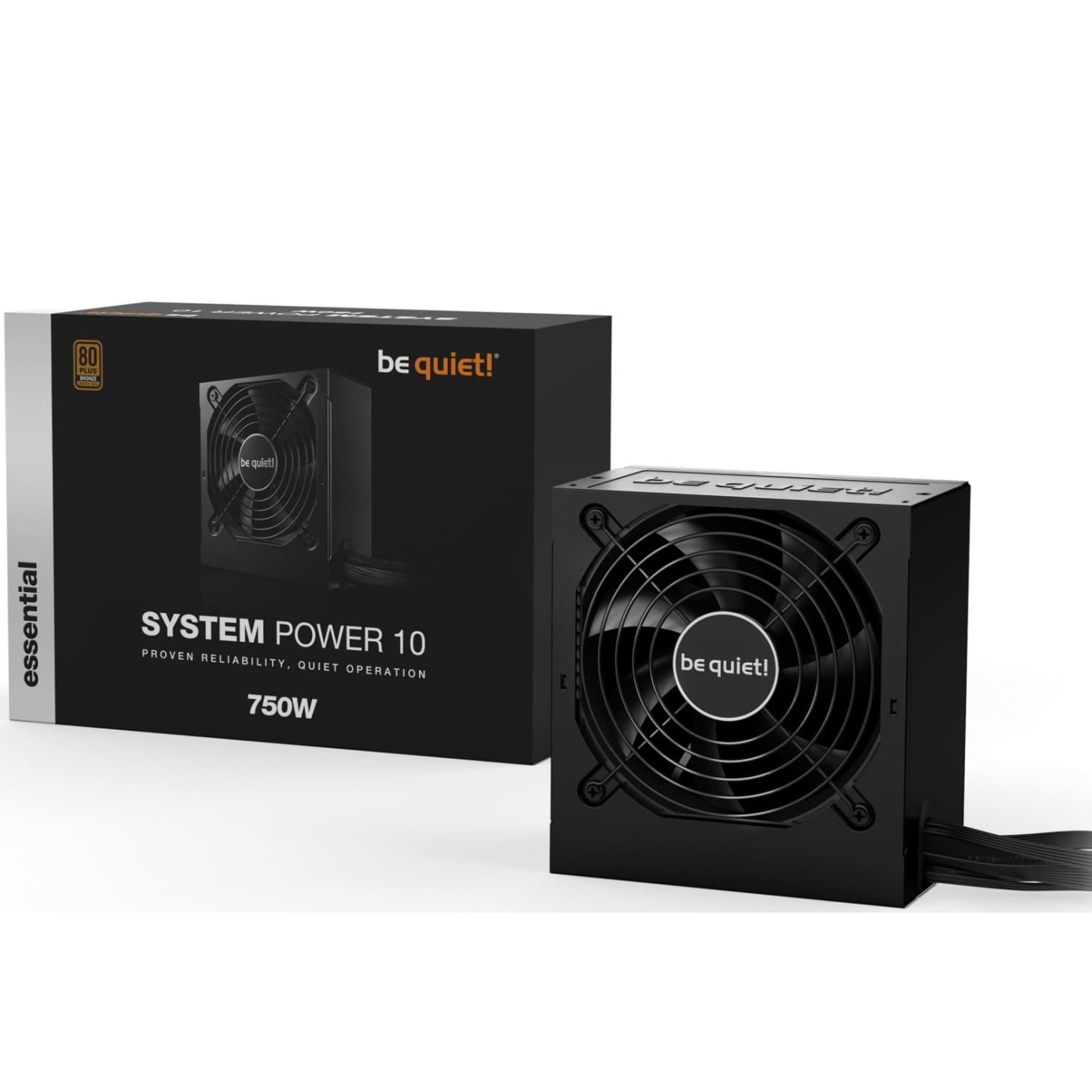 Блок питания Be quiet! System Power 10 750W 80 PLUS Bronze 80+ Bronze (BN329) Black Б/у