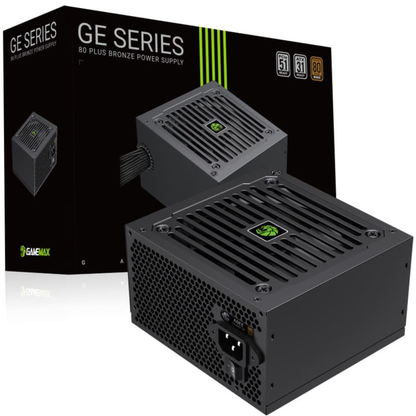 Блок живлення GameMax GE-550 80+Bronze 80+ Bronze (GE-550) Black