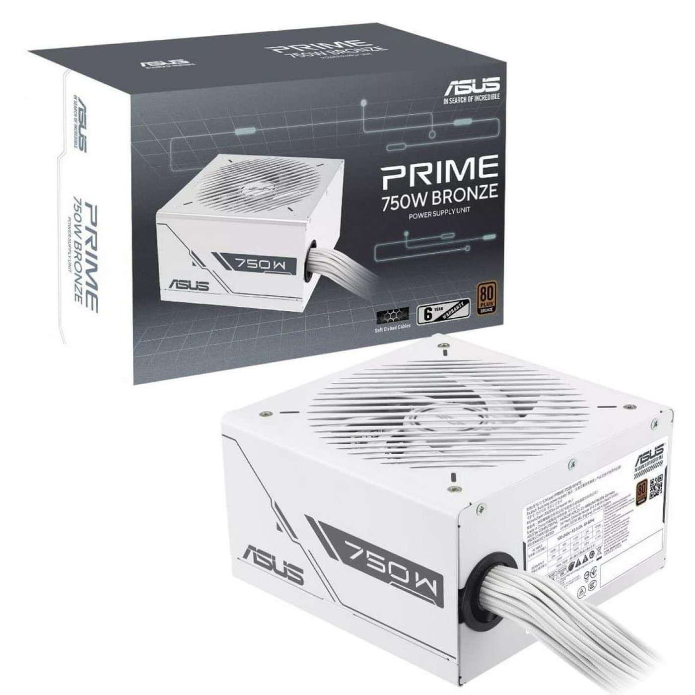 Блок живлення ASUS PRIME-750B-WHITE (90YE00Y3-B0NA00)