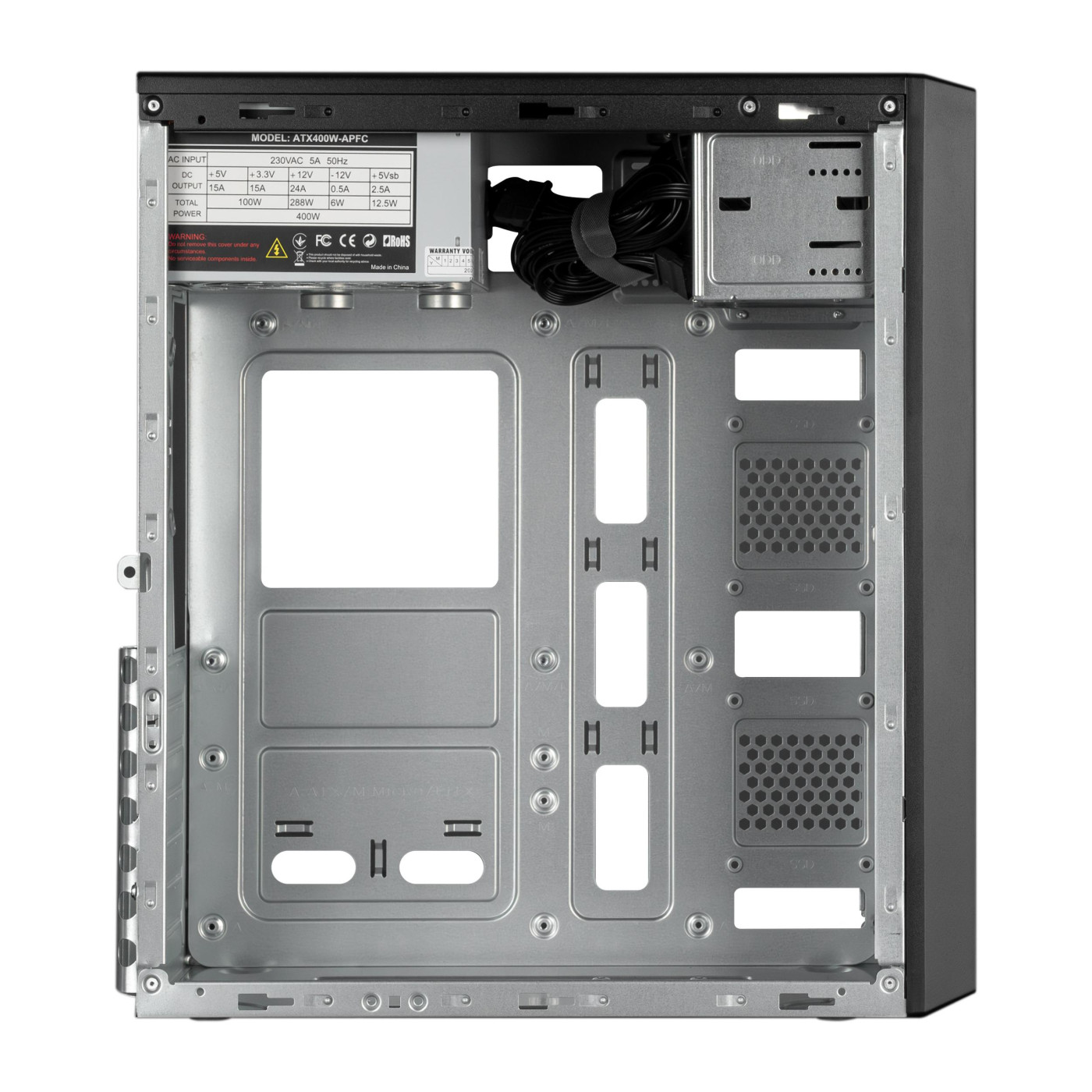 Корпус Prologix E125 400W Black