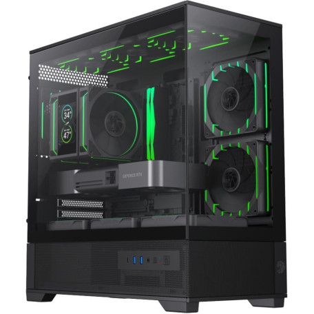 Корпус GameMax Vista 2 M Tempered Glass без БЖ Black (VISTA 2 MB)