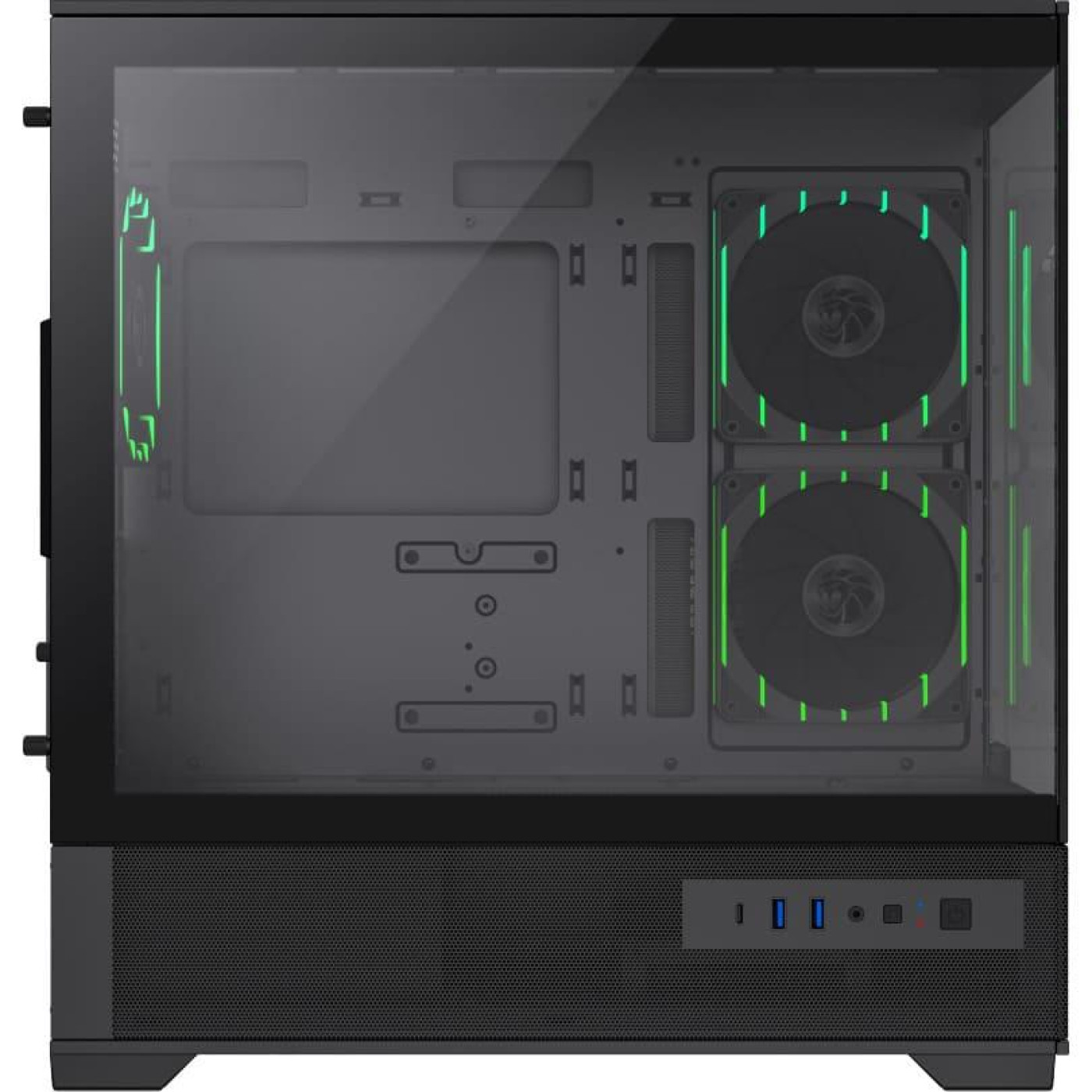 Корпус GameMax Vista 2 M Tempered Glass без БЖ Black (VISTA 2 MB)
