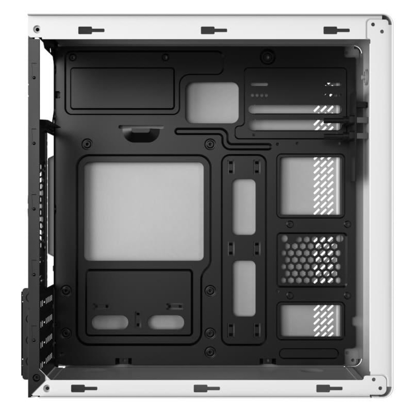 Корпус GameMax A200-WH-NP без БП White (A200-WH-NP)