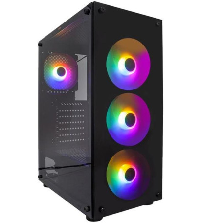 Корпус 1stPlayer V3-B-BK-4F1 Black без БЖ (V3-B-BK-4F1)