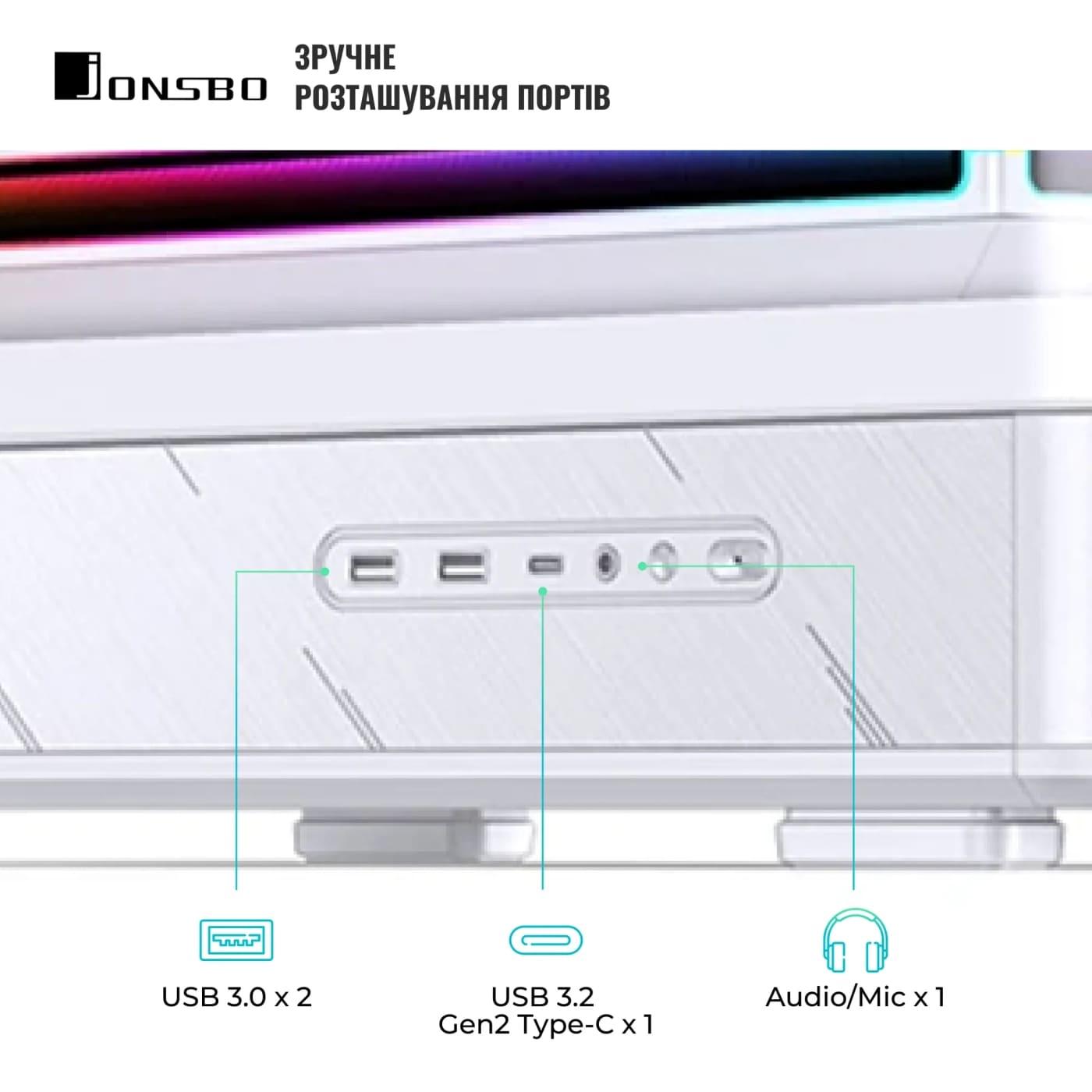 Корпус Jonsbo D200 White (D200 White)
