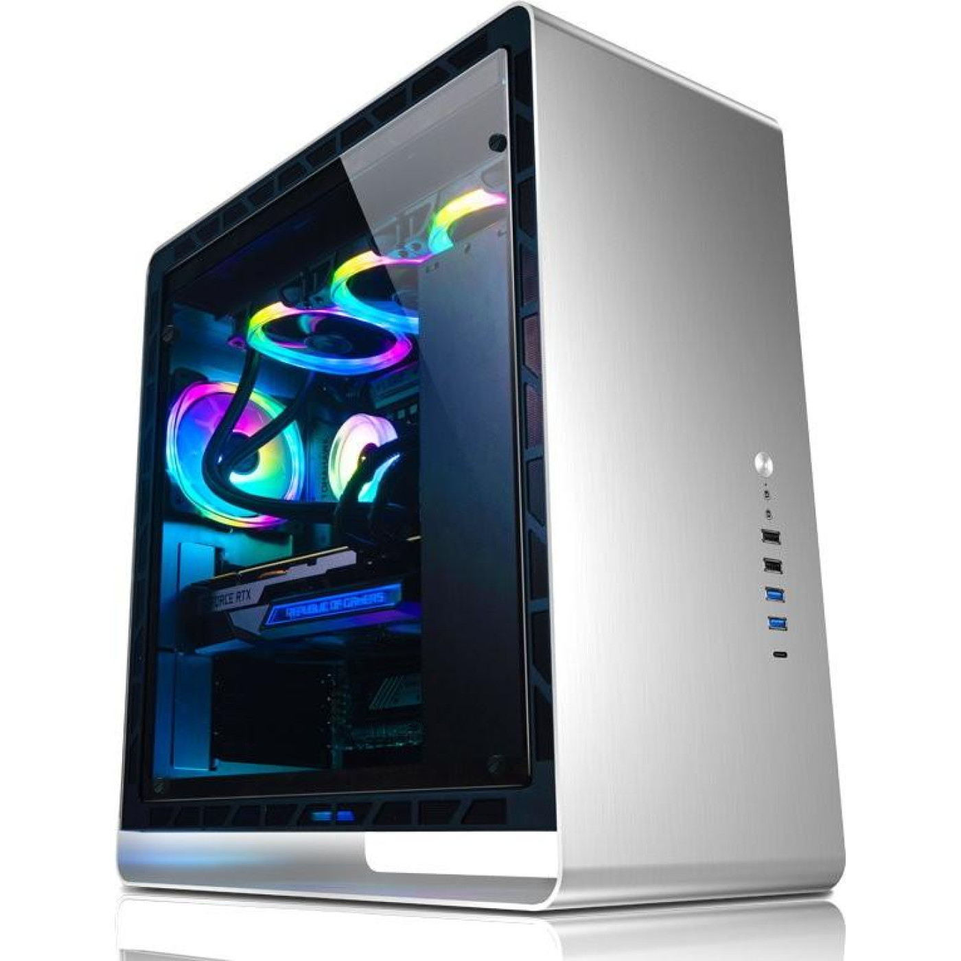 Корпус Jonsbo UMX6S Silver (UMX6S Silver) Без БП