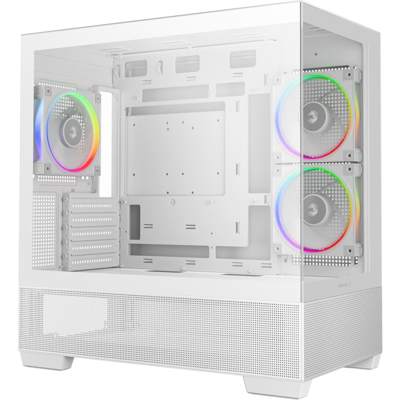 Корпус Deepcool CG380 3F Без БЖ White (R-CG380-WHAGM3-G)