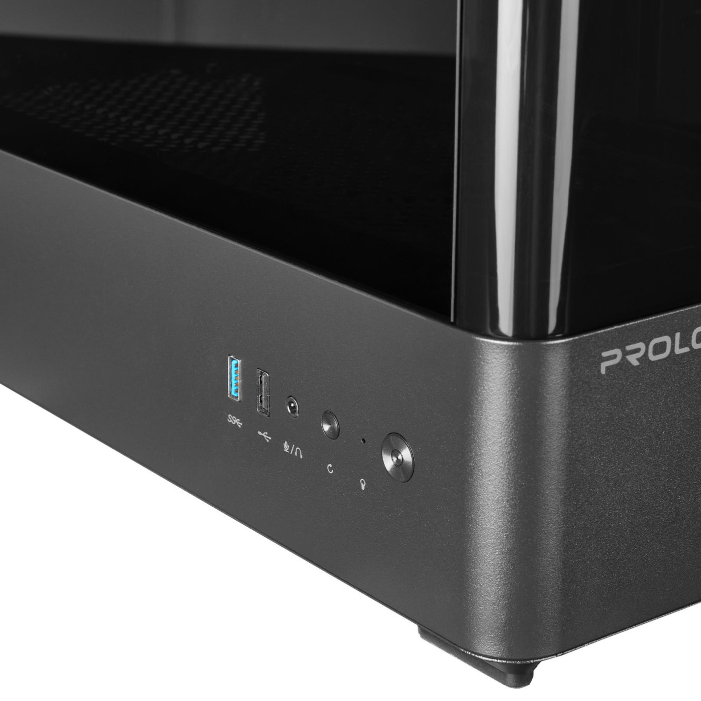 Корпус Prologix Lumi GM-01AB Glass Black