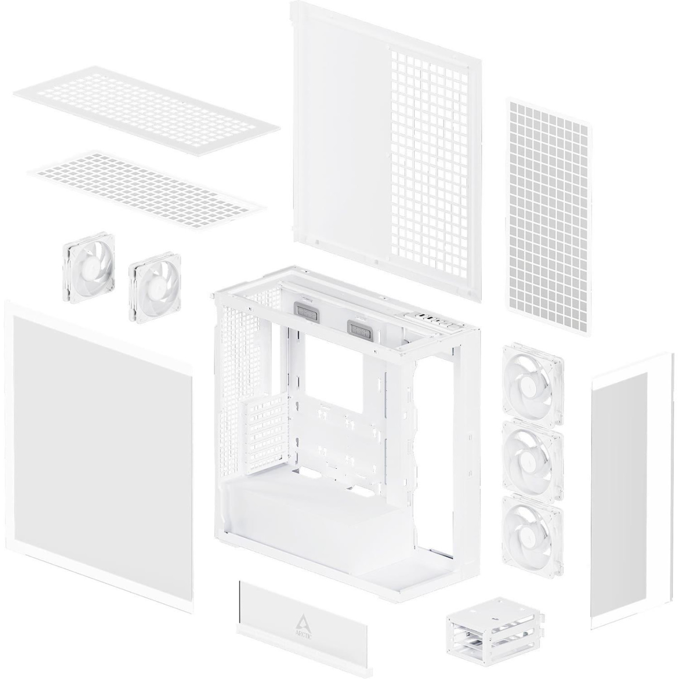 Корпус Arctic Xtender без БП White (ACPCC00014A)