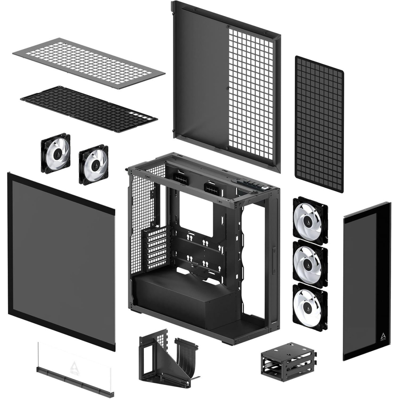 Корпус Arctic Xtender VG без БП Black (ACPCC00016A)