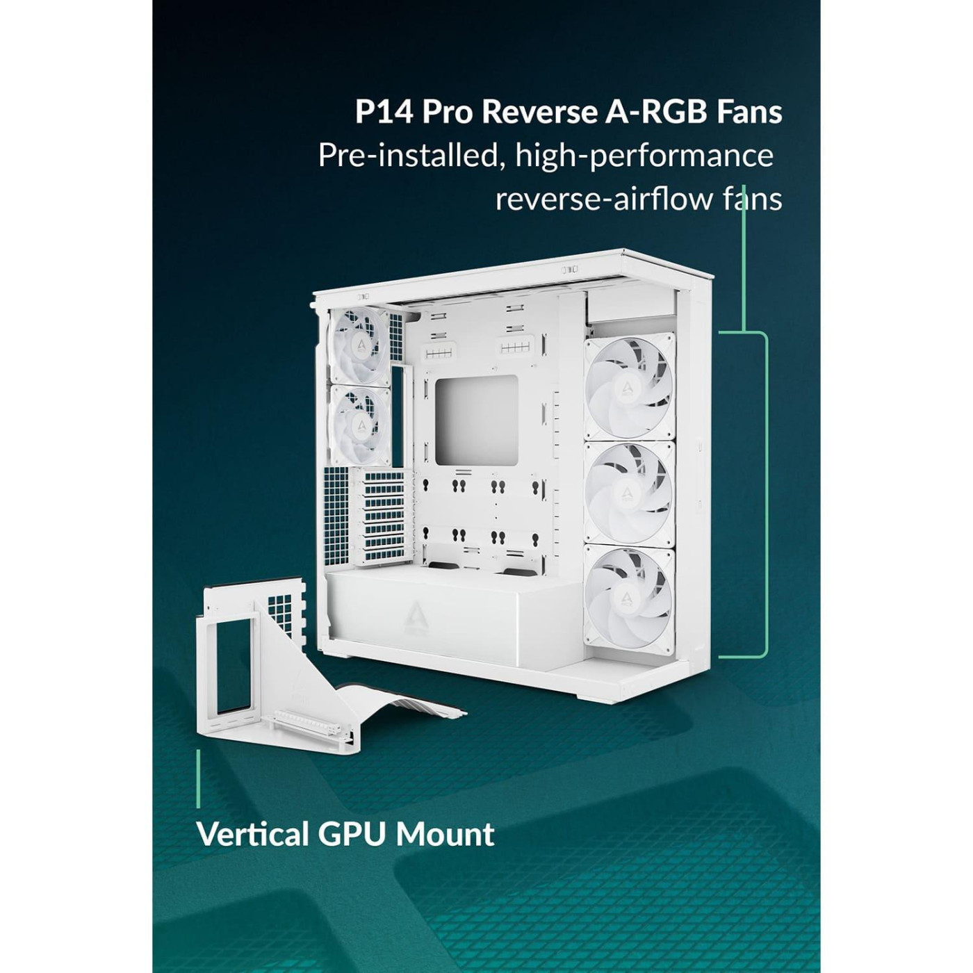 Корпус Arctic Xtender VG White (ACPCC00017A) Без БП