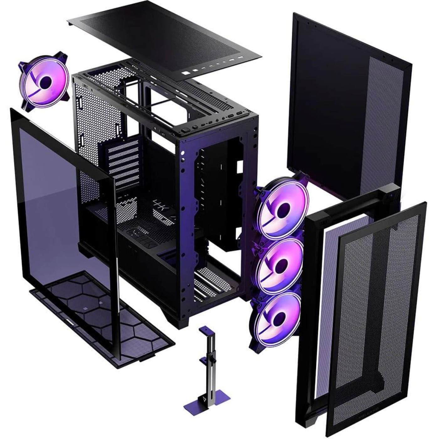 Корпус Modecom VOLCANO EXPANSE S без БП Black (AT-EXPANSE-SG-10-000000)