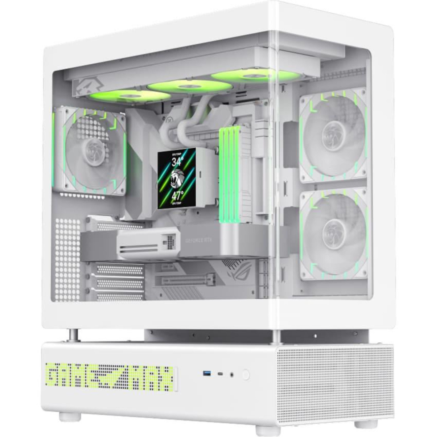 Корпус GameMax N90 Tempered Glass без БЖ White (N90 WH)