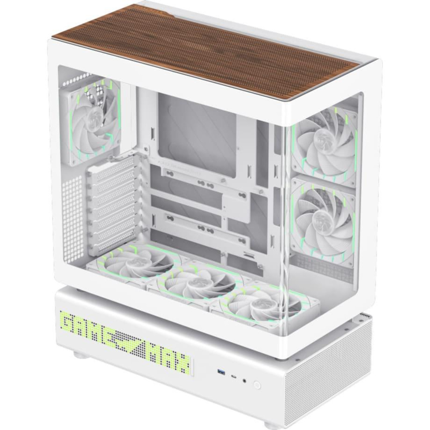 Корпус GameMax N90 Tempered Glass без БЖ White (N90 WH)