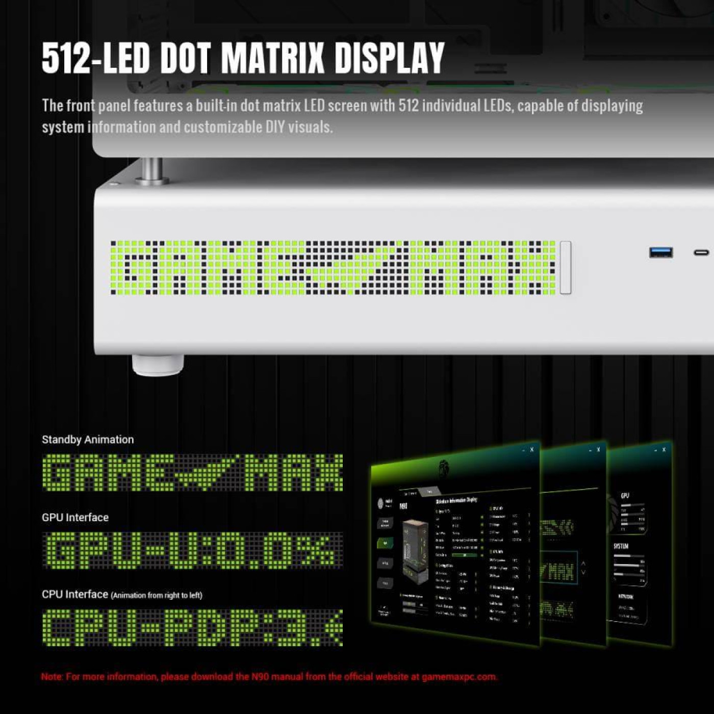 Корпус GameMax N90 Tempered Glass без БЖ White (N90 WH)