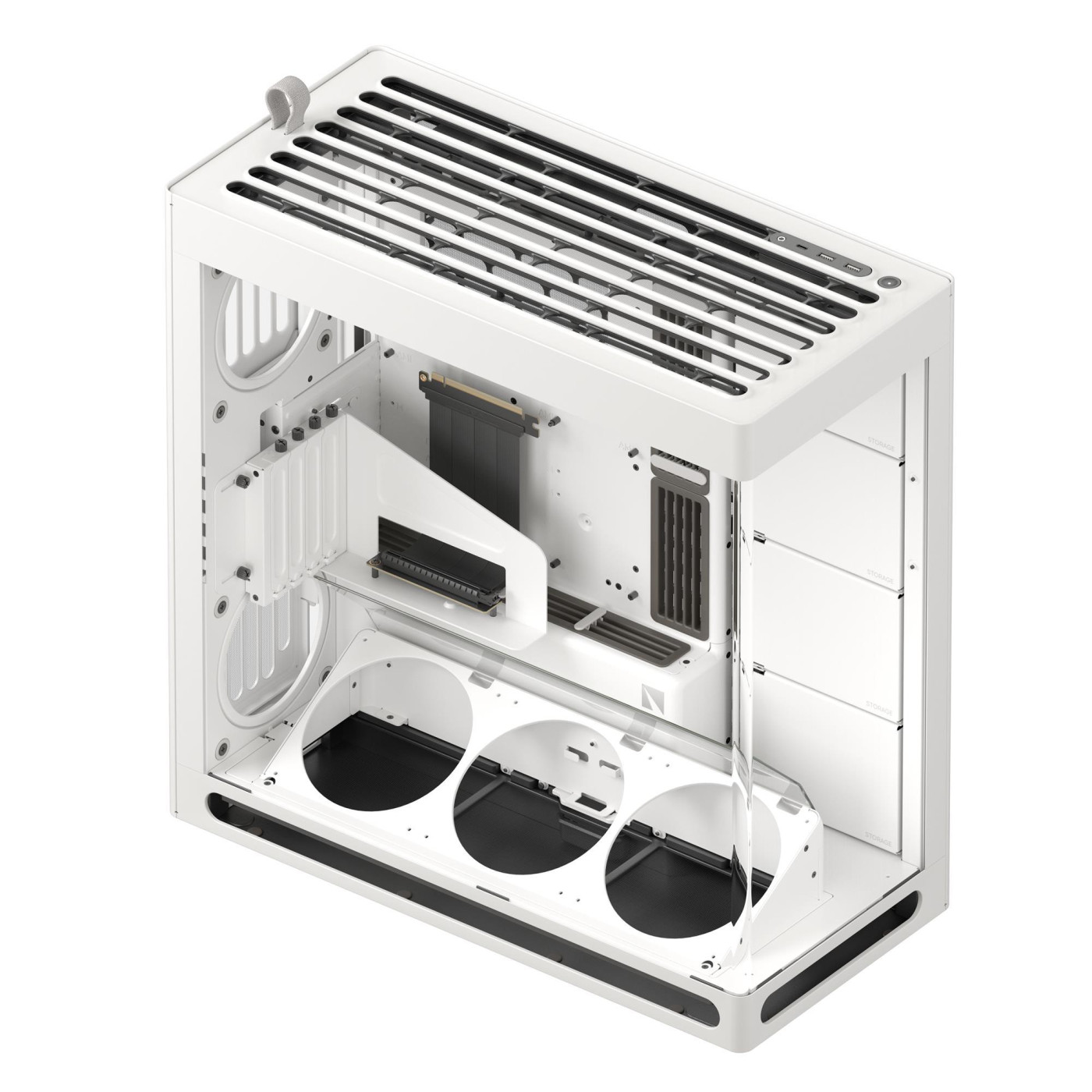 Корпус HAVN HS 420 VGPU Edition White (HVN-CA-HS420-07)
