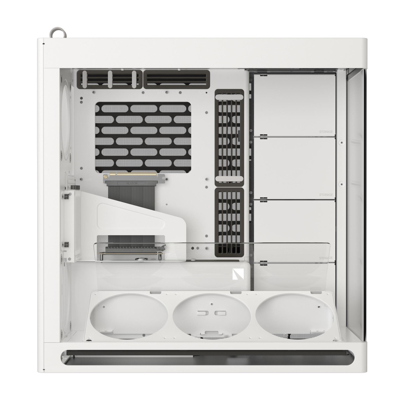 Корпус HAVN HS 420 VGPU Edition White (HVN-CA-HS420-07)