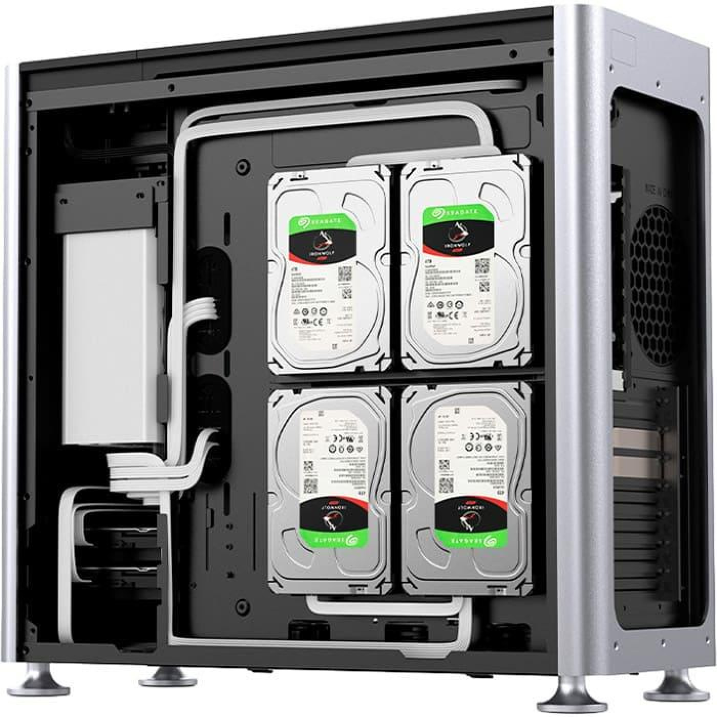 Корпус Jonsplus i400-A Aluminum Silver (i400-A Silver) Без БП