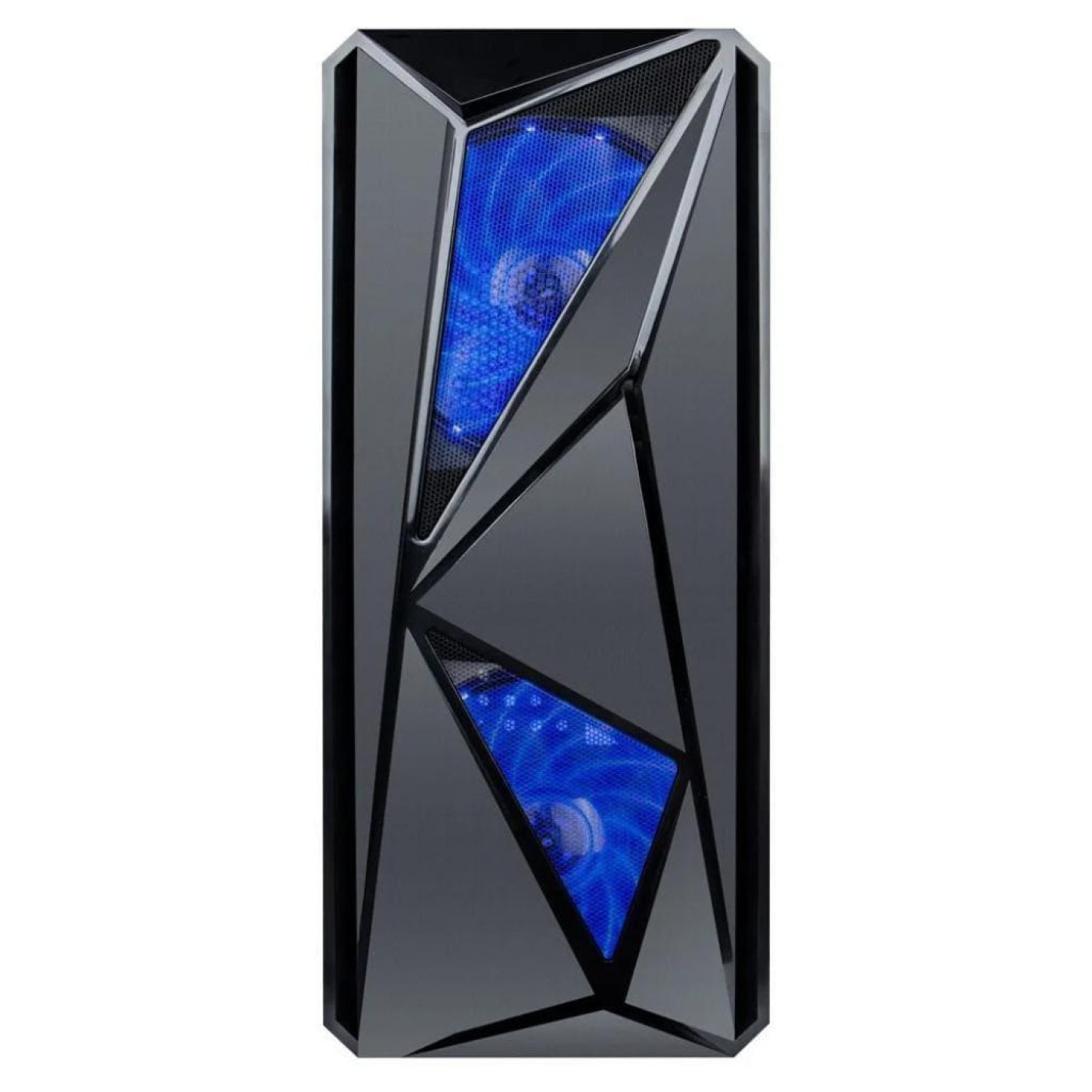 Корпус 1stPlayer F4-3A1-15LED Blue (F4-3A1-15LED BLUE) Без БП Б/в