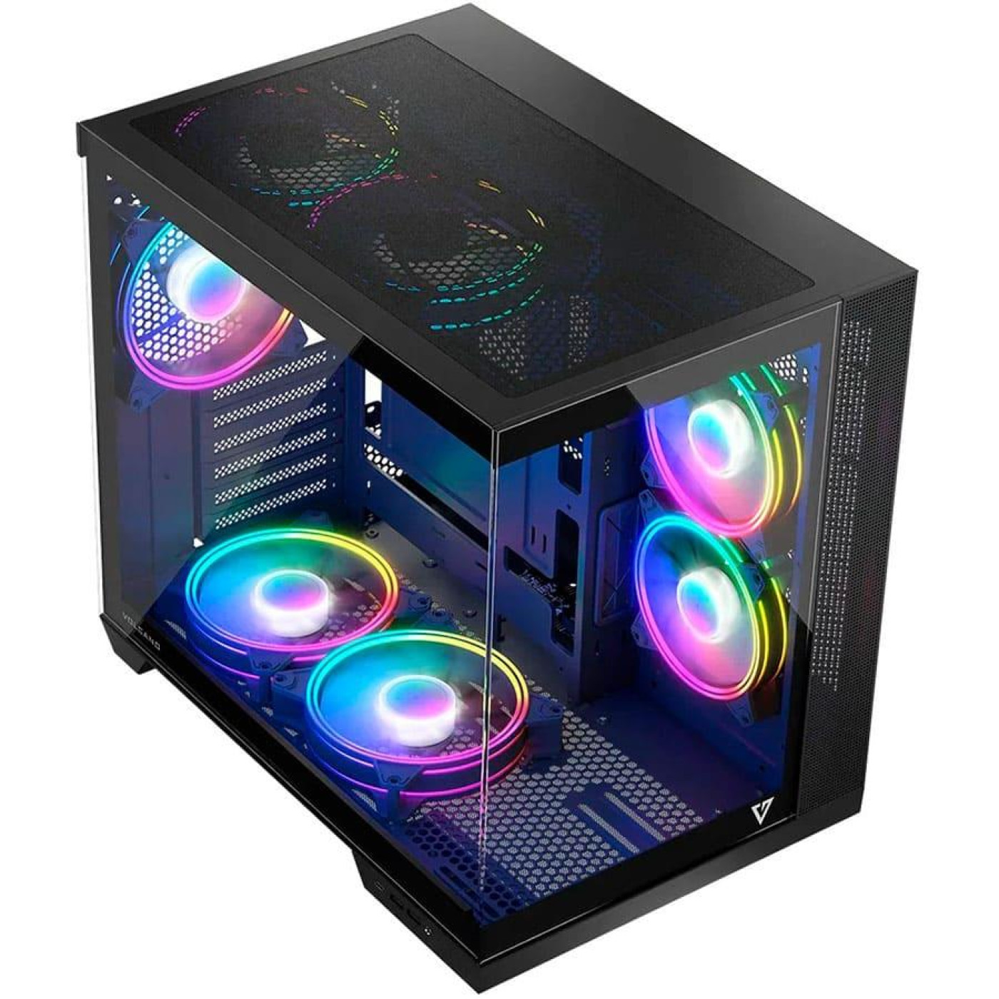 Корпус Modecom VOLCANO PANORAMA APEX GREY без БП (AT-PANORAMA-5F-ARGB-10-00)