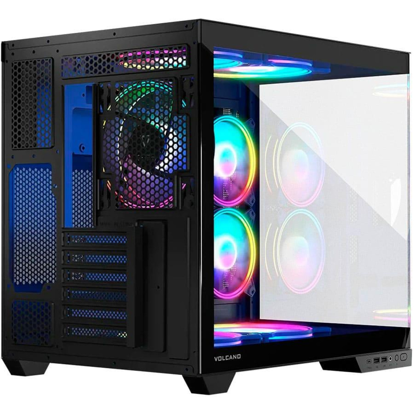 Корпус Modecom VOLCANO PANORAMA APEX GREY без БП (AT-PANORAMA-5F-ARGB-10-00)