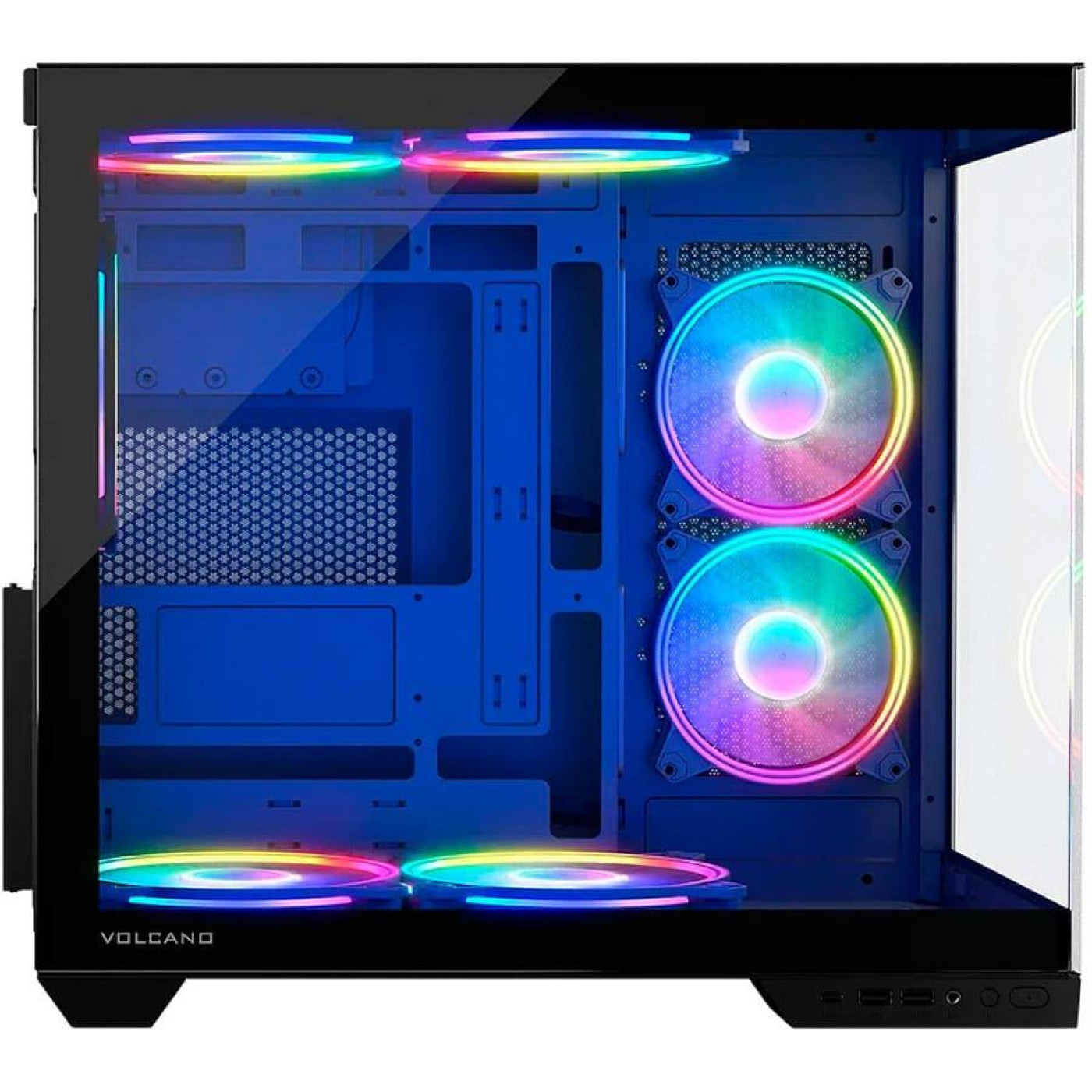 Корпус Modecom VOLCANO PANORAMA APEX GREY без БП (AT-PANORAMA-5F-ARGB-10-00)