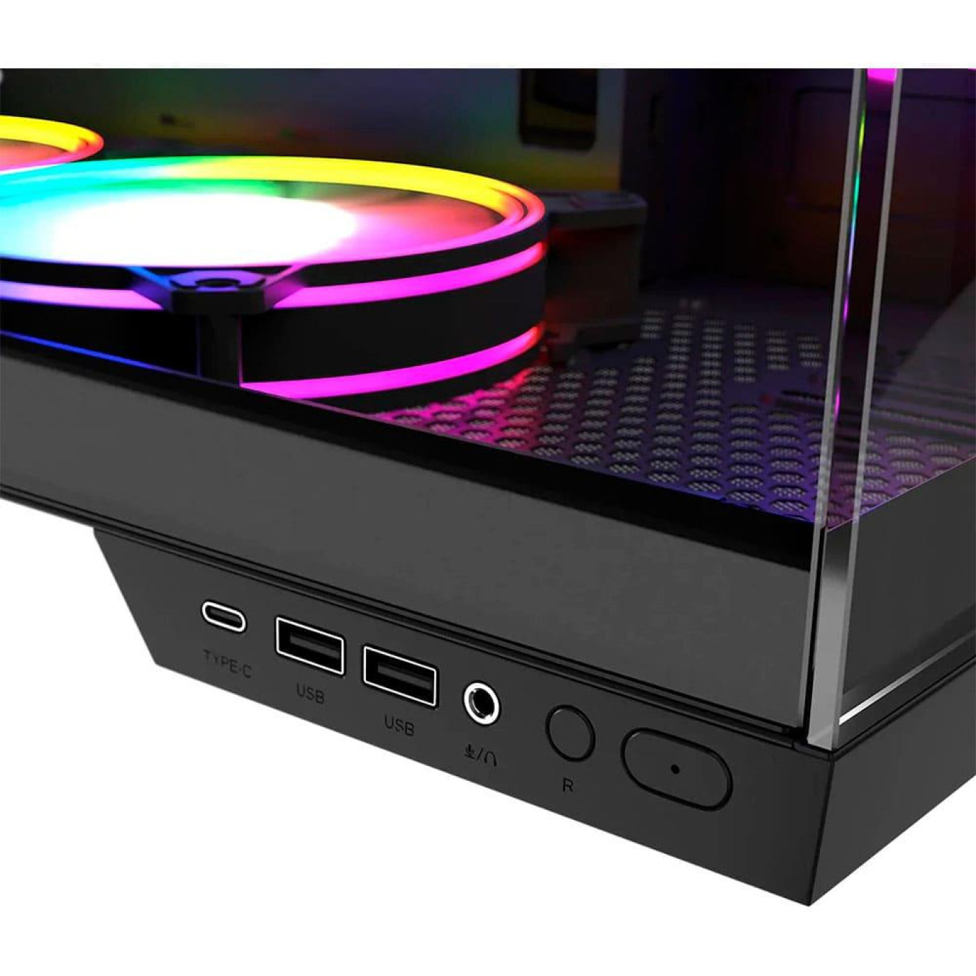 Корпус Modecom VOLCANO PANORAMA APEX GREY без БП (AT-PANORAMA-5F-ARGB-10-00)