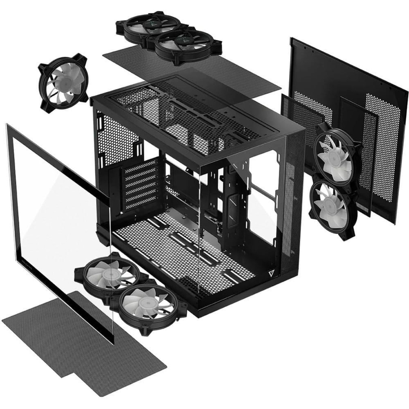 Корпус Modecom VOLCANO PANORAMA APEX без БП Grey (AT-PANORAMA-7F-ARGB-10-00)