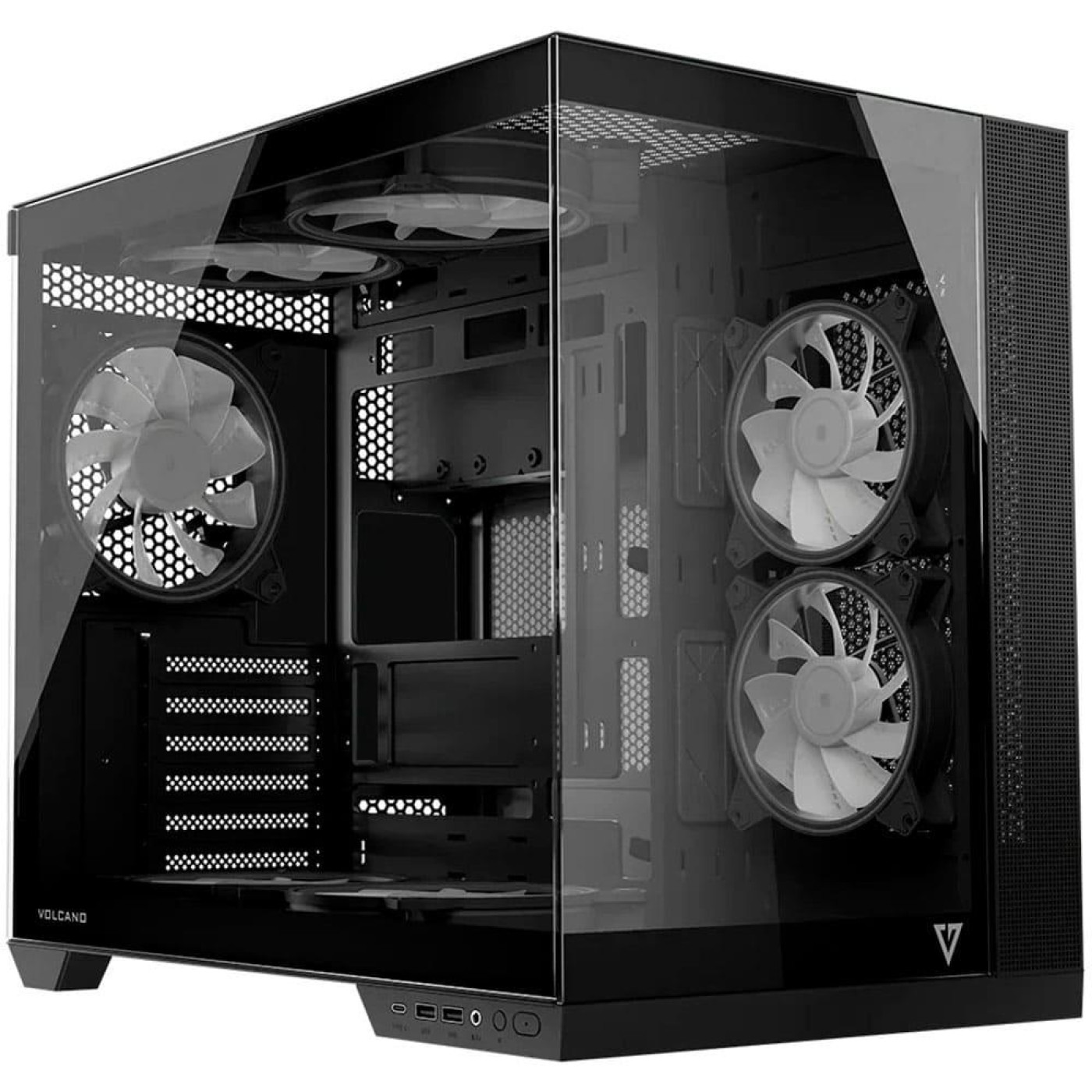 Корпус Modecom VOLCANO PANORAMA APEX без БП Grey (AT-PANORAMA-7F-ARGB-10-00)