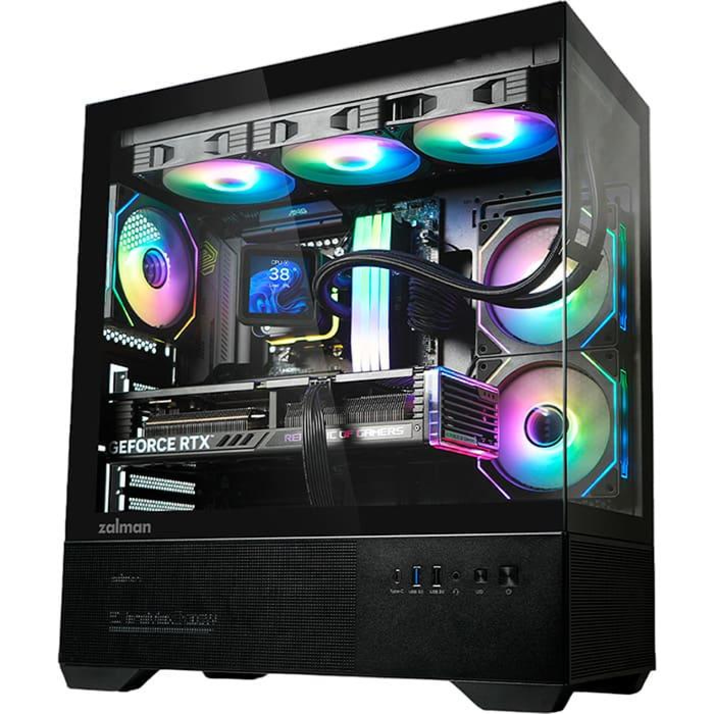 Корпус Zalman Chronix без БП Black (CHRONIXBLACK)