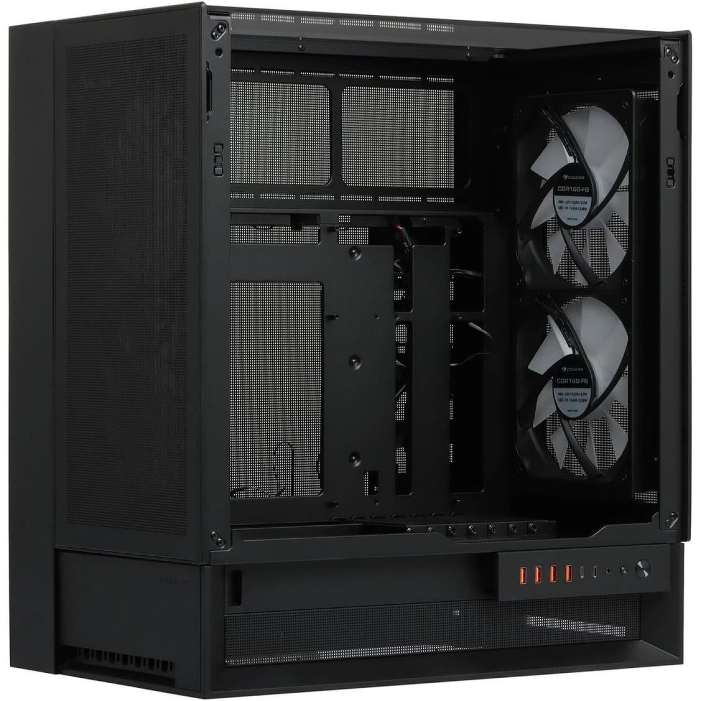 Корпус Cougar OmnyX RGB Tempered Glass без БП White (OMNY X RGB)