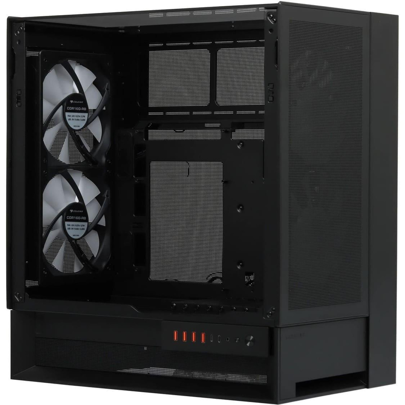 Корпус Cougar OmnyX RGB Tempered Glass без БП White (OMNY X RGB)